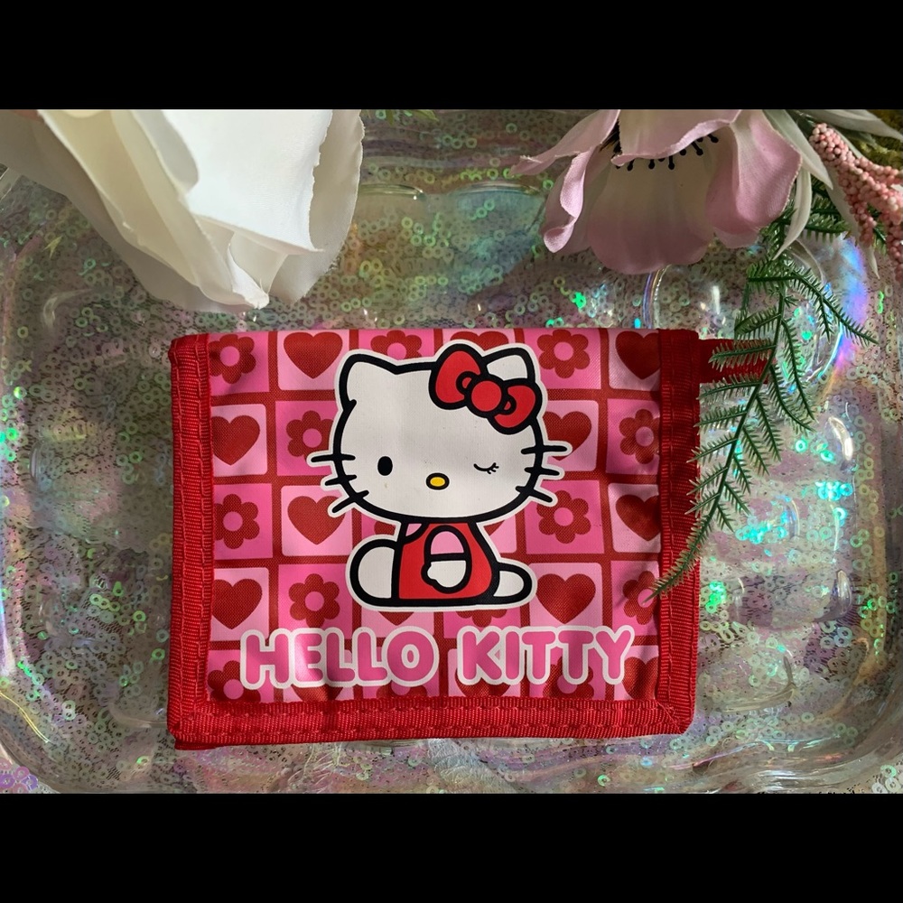 Red and Pink Hello Kitty Sanrio Girls Wallet